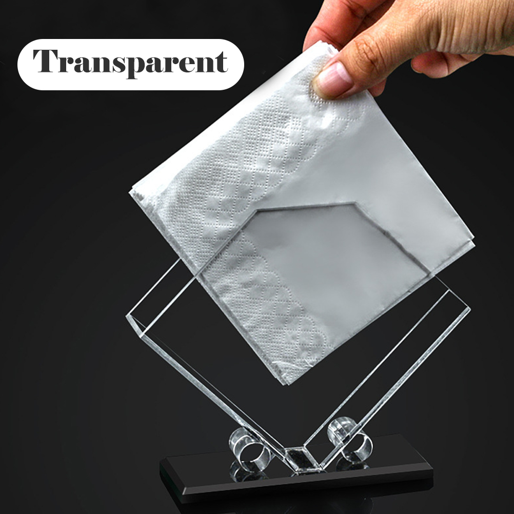 ナプキンホルダースタンド透明アクリルナプキントレイペーパーホ - Agar Tissue Culture のレビューと価格