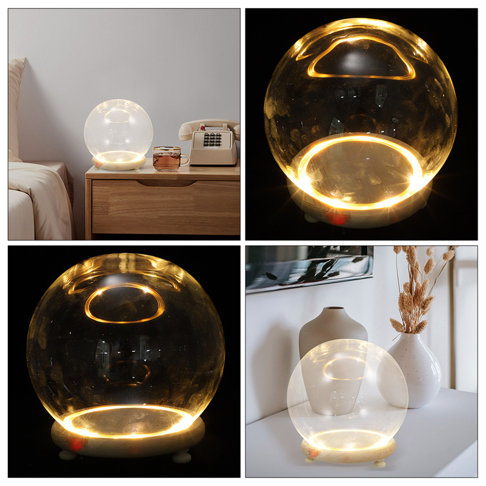 クリアガラスドーム型プリザーブドフラワーディスプレイケース、 - Plastic Dome Clear のレビューと価格