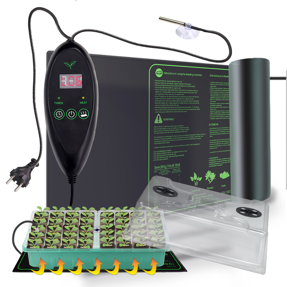 暖かい苗箱加熱マット RET 育苗ポットキット 室内植物栽培 - Heat Mat Seedling のレビューと価格
